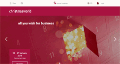 Desktop Screenshot of christmasworld.messefrankfurt.com