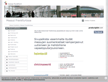 Tablet Screenshot of messefrankfurt.fi