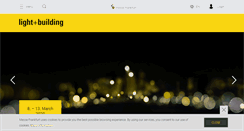 Desktop Screenshot of light-building.messefrankfurt.com