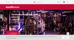 Desktop Screenshot of musik.messefrankfurt.com