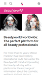 Mobile Screenshot of beautyworld.messefrankfurt.com